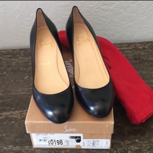 Christian Louboutin Simple Pump 70 size 39.5 black leather